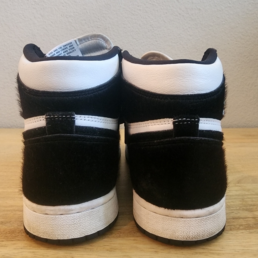 Nike Womens Air Jordan Retro 1 High Twist Shoes CD0461-007 Black White Size 6.5 - Picture 6 of 13